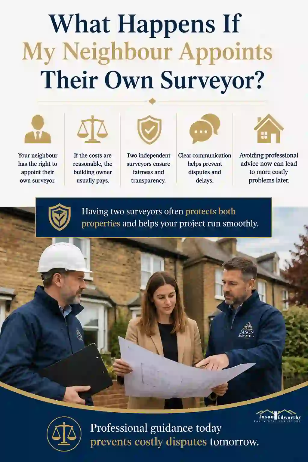 What Happens If My Neighbour Appoints Their Own Surveyor Canvey Island?